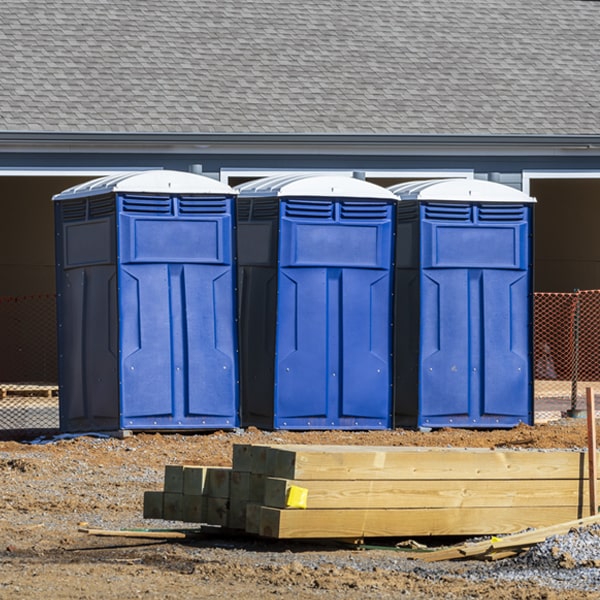 how do you dispose of waste after the portable toilets have been emptied in Haynes ND